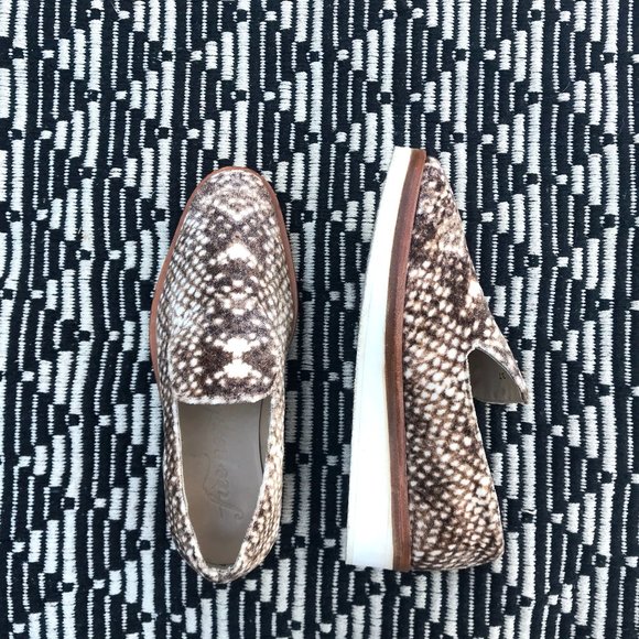 FP Snake Eyes Velvet Loafers, 37 - Picture 6 of 14